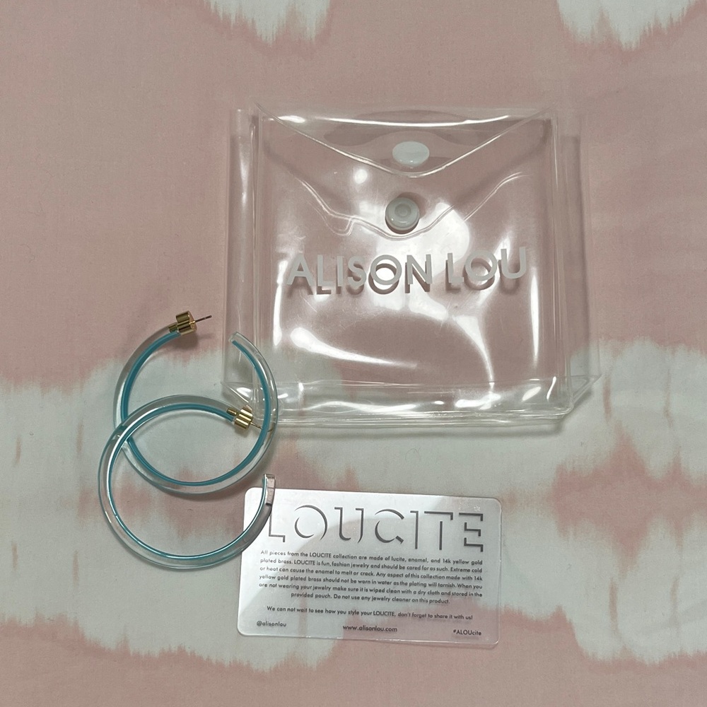 Alison Lou Loucite Jelly Hoop Earrings